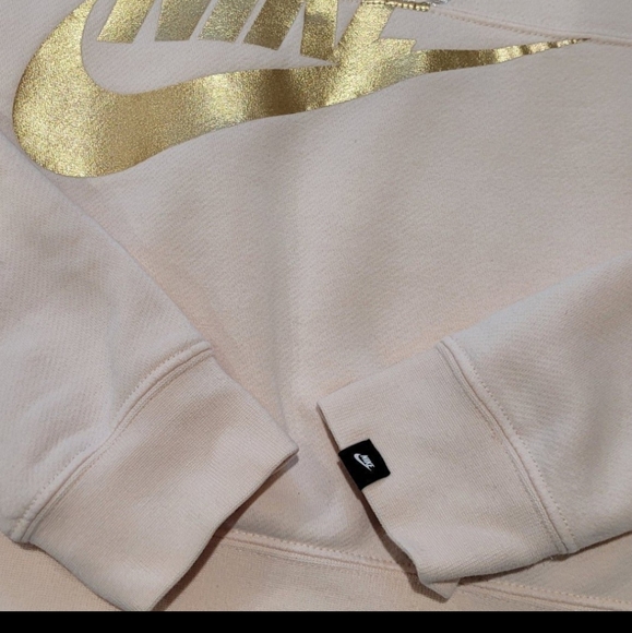 Nike Clash Metallic Crop Hoodie Womens XS - Picture 5 of 11